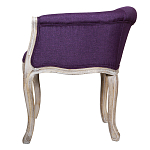 Кресло низкое в стиле прованс Louis French Armchair purple flax варинант исполнения - 2 | Loft Concept в Волгограде