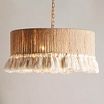 Люстра круглая плетеная с кисточками Solar Glow варинант исполнения - 9 | Loft Concept в Волгограде