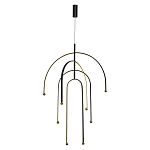 Люстра подвесная с дугообразными изогнутыми элементами Luke Lampco Tracer Lamp варинант исполнения - 5 | Loft Concept в Волгограде