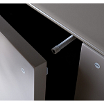 Комод со стеклянной столешницей и с выдвижными ящиками Minimalist Accent варинант исполнения - 4 | Loft Concept в Волгограде