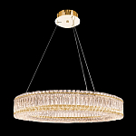 Люстра подвесная круглая из прозрачного хрусталя с золотым корпусом Selfsufficient варинант исполнения - 9 | Loft Concept в Волгограде