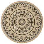 Ковер круглый из комбинированного состава Fantasy варинант исполнения - 1 | Loft Concept в Волгограде