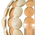 Люстра в форме шара с декором из круглых декоративных элементов Texture Discs варинант исполнения - 1 | Loft Concept в Волгограде