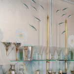 Обои ручная роспись Jakuchu Original colourway on Tarnished Silver gilded paper варинант исполнения - 1 | Loft Concept в Волгограде