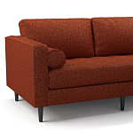 Мебельная ткань Шенилл терракотовый цвет 138 см T4-44 варинант исполнения - 1 | Loft Concept в Волгограде