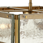 Потолочный светильник квадратный из толстого литого стекла Cast Glass варинант исполнения - 2 | Loft Concept в Волгограде