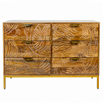 Комод с выдвижными ящиками и фактурным фасадом Termite варинант исполнения - 1 | Loft Concept в Волгограде