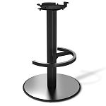 Барный стул вращающийся со спинкой Бежевый Велюр Vendramin Chair варинант исполнения - 4 | Loft Concept в Волгограде