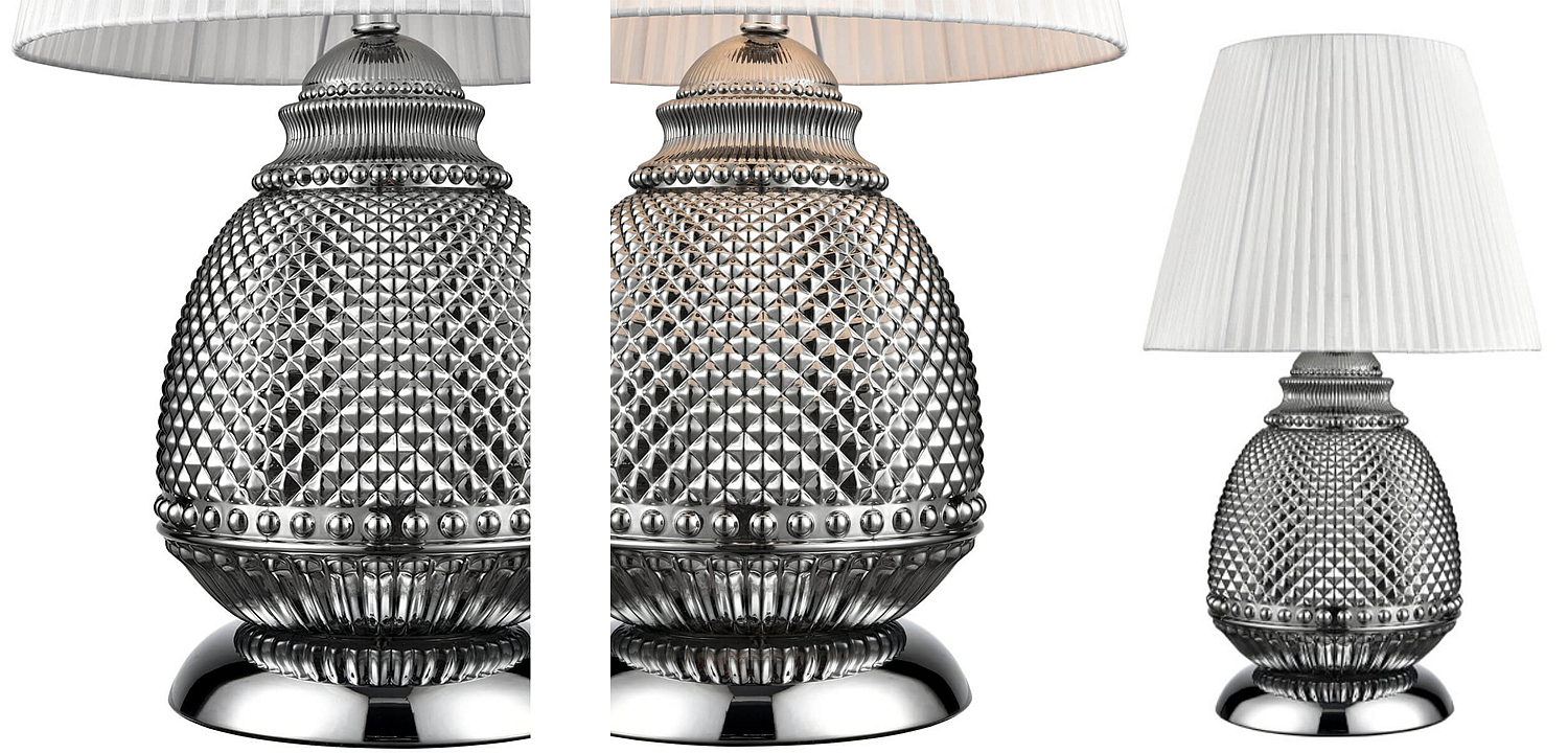 Настольная лампа Gloria Chrome Table Lamp Настольная лампа Gloria Chrome Table Lamp - Loft-Concept в Волгограде
