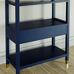 Стеллаж Elsa Dreams Blue со стеклянными полками и ящиком варинант исполнения - 6 | Loft Concept в Волгограде