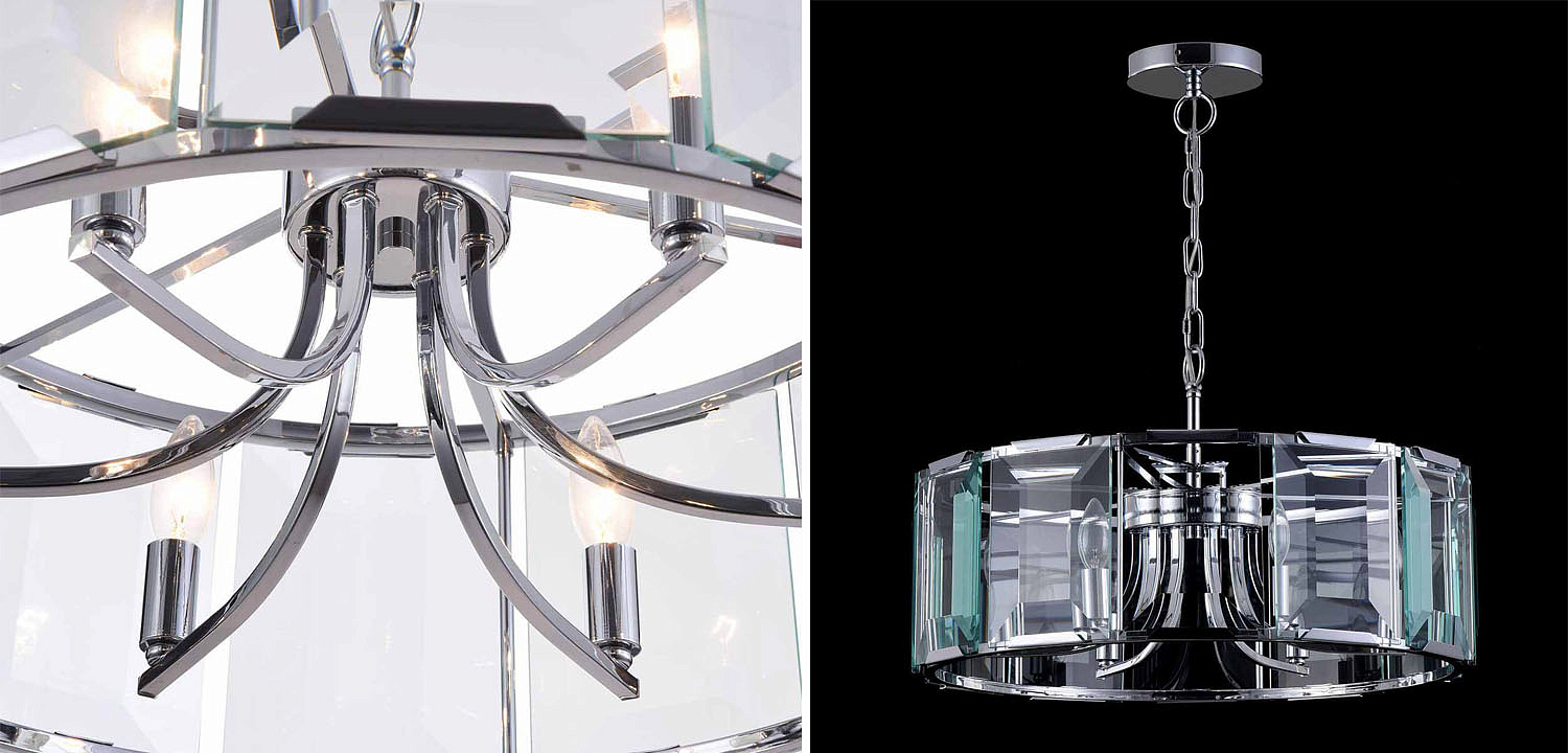 Люстра Harlow Crystal Round Chandelier chrome 6 Люстра Harlow Crystal Round Chandelier chrome 6 - Loft-Concept в Волгограде
