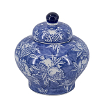 Ваза с крышкой в китайском стиле Гранатовое дерево Blooming Pomegranate варинант исполнения - 7 | Loft Concept в Волгограде