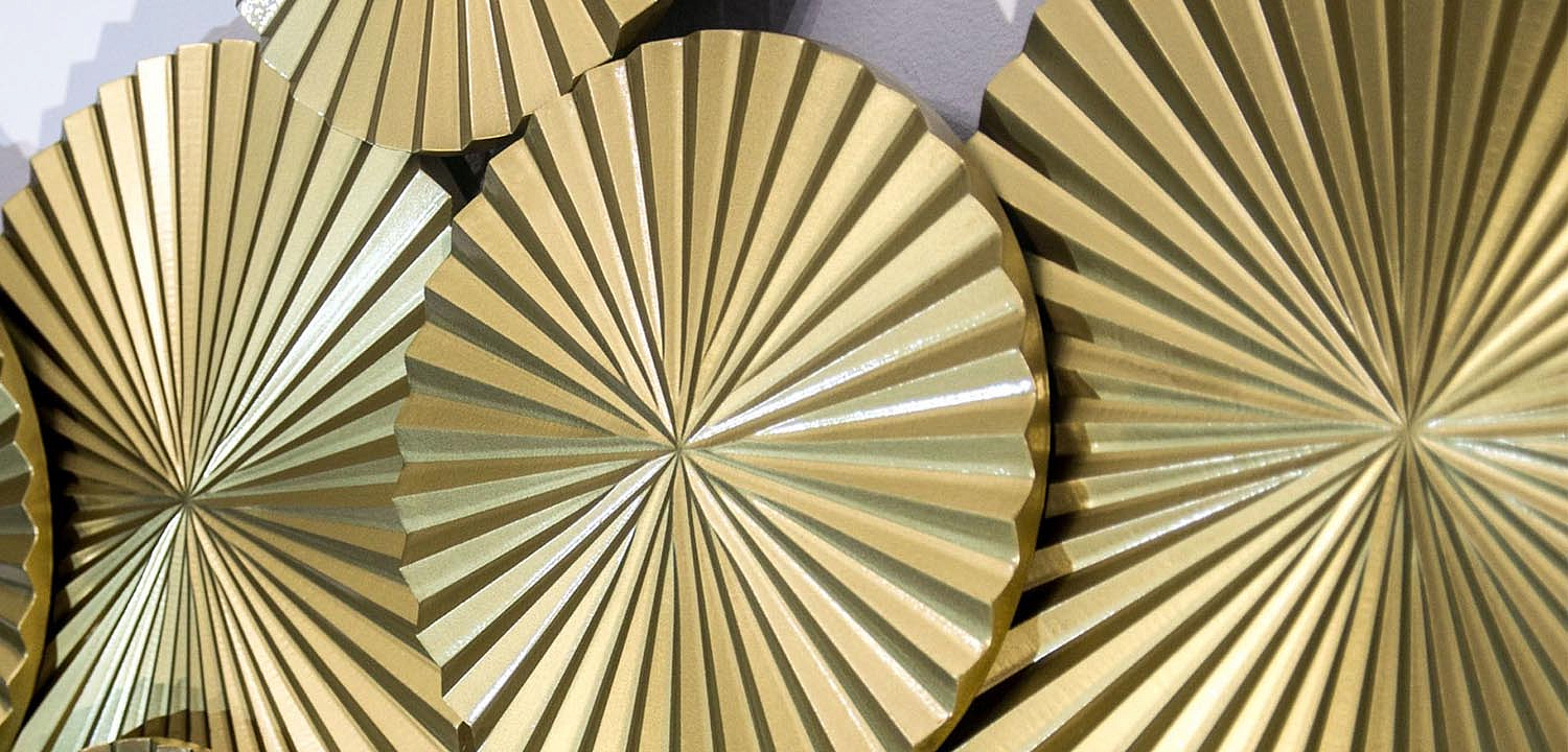Арт-объект Apollo Gold Wall Plaque Disc 11 Арт-объект Apollo Gold Wall Plaque Disc 11 - Loft-Concept в Волгограде
