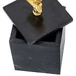 Мраморная шкатулка с бюстом из металла KELLY WEARSTLER варинант исполнения - 5 | Loft Concept в Волгограде