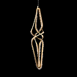 Подвесной светильник с декоративными элементами в виде кристаллов Smooth Shine варинант исполнения - 2 | Loft Concept в Волгограде