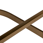 Стул барный букле бежевый с каркасом цвета матовое золото Tactility варинант исполнения - 4 | Loft Concept в Волгограде