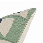 Подушка декоративная зеленого цвета с геометрическим рисунком Divine Abstractions варинант исполнения - 3 | Loft Concept в Волгограде