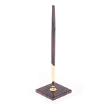 Ручка шариковая на подставке из натурального камня Обсидиан Stone Pens варинант исполнения - 2 | Loft Concept в Волгограде