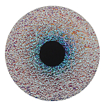 Бра круглое стеклянное с морозным эффектом Heterochromia варинант исполнения - 2 | Loft Concept в Волгограде