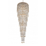 Люстра многоярусная каскадная с хрустальными подвесками Roul Crystal Light варинант исполнения - 6 | Loft Concept в Волгограде