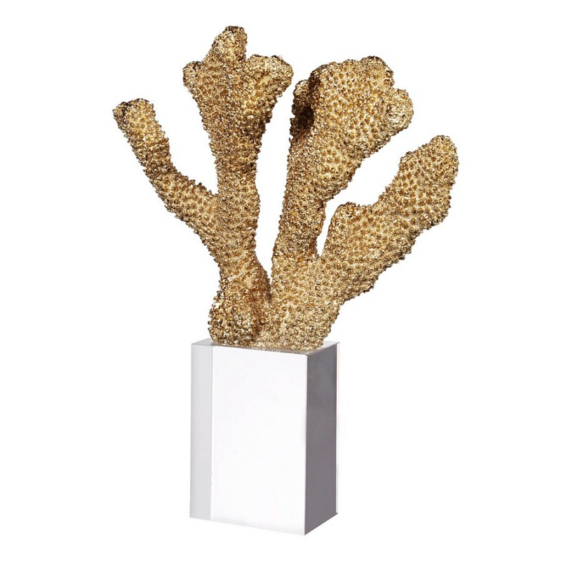 Статуэтка Gold Sea Cactus Золотой Прозрачный Статуэтка Gold Sea Cactus Золотой Прозрачный в Волгограде | Loft Concept