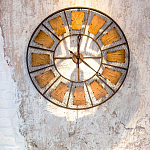 Часы настенные из металла в стиле лофт Clock with History варинант исполнения - 2 | Loft Concept в Волгограде