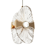 Подвесной светильник из хрусталя Fleuretta Crystal Gold Hanging Lamp варинант исполнения - 1 | Loft Concept в Волгограде