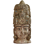 Арт-объект на стену Маска из массива акации Acacia Mask варинант исполнения - 4 | Loft Concept в Волгограде