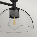 Люстра с 3-мя прозрачными полусферическими плафонами из стекла Alora Mood варинант исполнения - 8 | Loft Concept в Волгограде