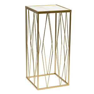Подставка Geometric Interior Stand белый мрамор
