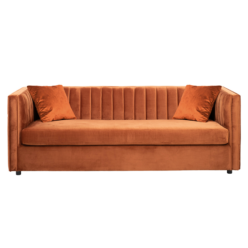 Диван Claire Sofa Терракотовый Диван Claire Sofa Терракотовый в Волгограде | Loft Concept