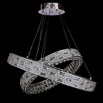 Люстра на 2 кольца с текстурной огранкой Reflection of Reality варинант исполнения - 1 | Loft Concept в Волгограде