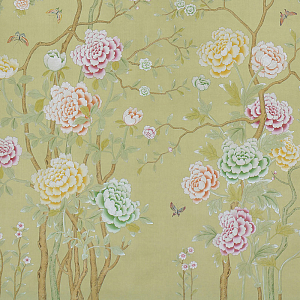 Обои ручная роспись Chelsea Pea Green