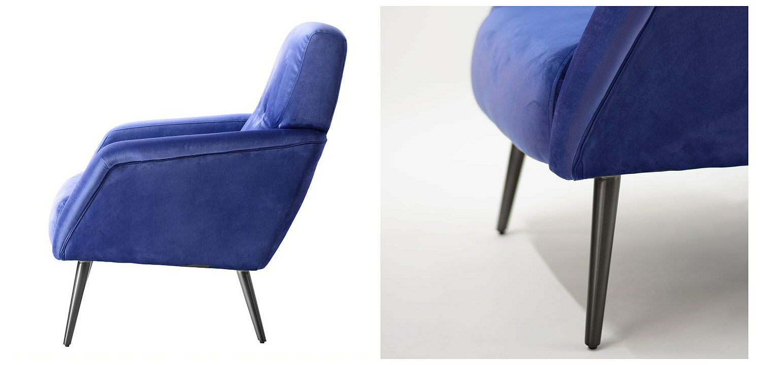 Кресло Diaspro Chair blue Кресло Diaspro Chair blue - Loft-Concept в Волгограде