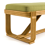 Скамья из ротанга с подушкой Mattia Rattan Bench варинант исполнения - 3 | Loft Concept в Волгограде