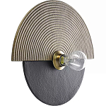 Круглый настенный фактурный светильник Textured Disc варинант исполнения - 1 | Loft Concept в Волгограде