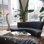 Дизайнерский журнальный стол в виде раковины с жемчужиной под прозрачной столешницей Fahin варинант исполнения - 4 | Loft Concept в Волгограде