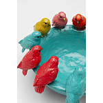 Декоративное дизайнерское блюдо разноцветные попугаи  варинант исполнения - 2 | Loft Concept в Волгограде