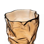 Ваза стеклянная фактурная Crumpled Vase 32 см варинант исполнения - 2 | Loft Concept в Волгограде