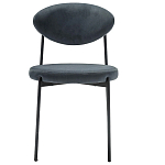 Стул металлический с мягкой спинкой и сиденьем из велюра Alfie Chair варинант исполнения - 5 | Loft Concept в Волгограде