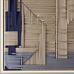 Аксессуар Геометрическая абстракция Figurative Beige Wall Hangings варинант исполнения - 1 | Loft Concept в Волгограде