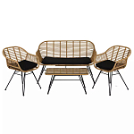 Кушетка плетеная из ротанга Wicker Сouch варинант исполнения - 5 | Loft Concept в Волгограде