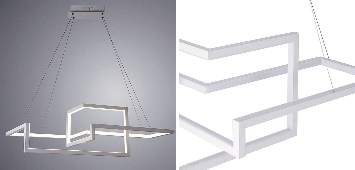 Люстра Esther Geometric White Chandelier II Люстра Esther Geometric White Chandelier II - Loft-Concept в Волгограде