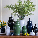 Ваза с крышкой однотонная Высота 48 см Chinoiserie Ceramics варинант исполнения - 6 | Loft Concept в Волгограде