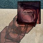 Стол журнальный в форме кубов Acrylic Furniture Lumina Crimson Clarity варинант исполнения - 8 | Loft Concept в Волгограде