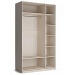 Шкаф трёхдверный с 1-ой зеркальной дверью Satin Furniture варинант исполнения - 3 | Loft Concept в Волгограде