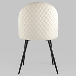 Мягкий стул в бежевом велюре Miruna Chair варинант исполнения - 4 | Loft Concept в Волгограде