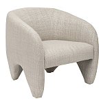 Дизайнерское кресло мягкое в белой обивке White Canvas варинант исполнения - 1 | Loft Concept в Волгограде