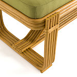 Скамья из ротанга с подушкой Mattia Rattan Bench варинант исполнения - 4 | Loft Concept в Волгограде