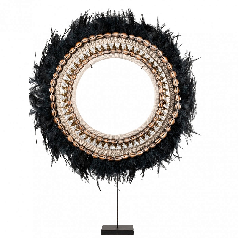 Ожерелье versmissen на подставке JUJU BLACK FEATHER ON STAND Черный Ожерелье versmissen на подставке JUJU BLACK FEATHER ON STAND Черный в Волгограде | Loft Concept